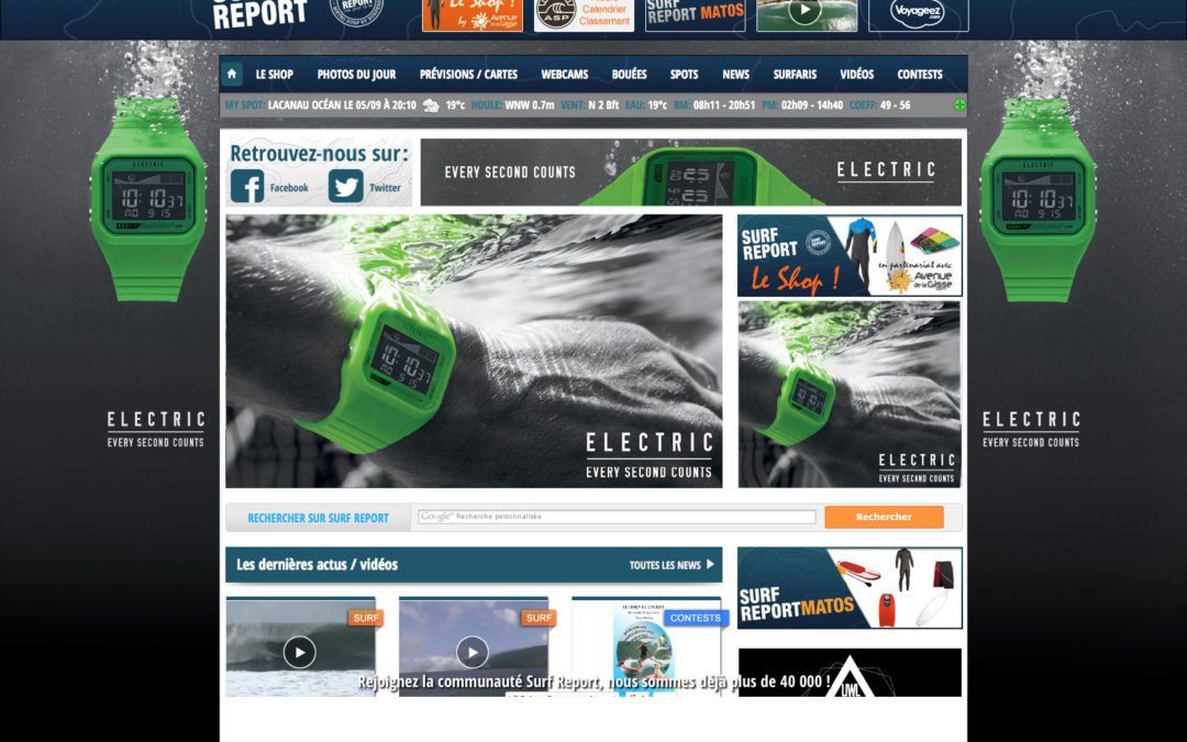 Electric Homepage Takeovers